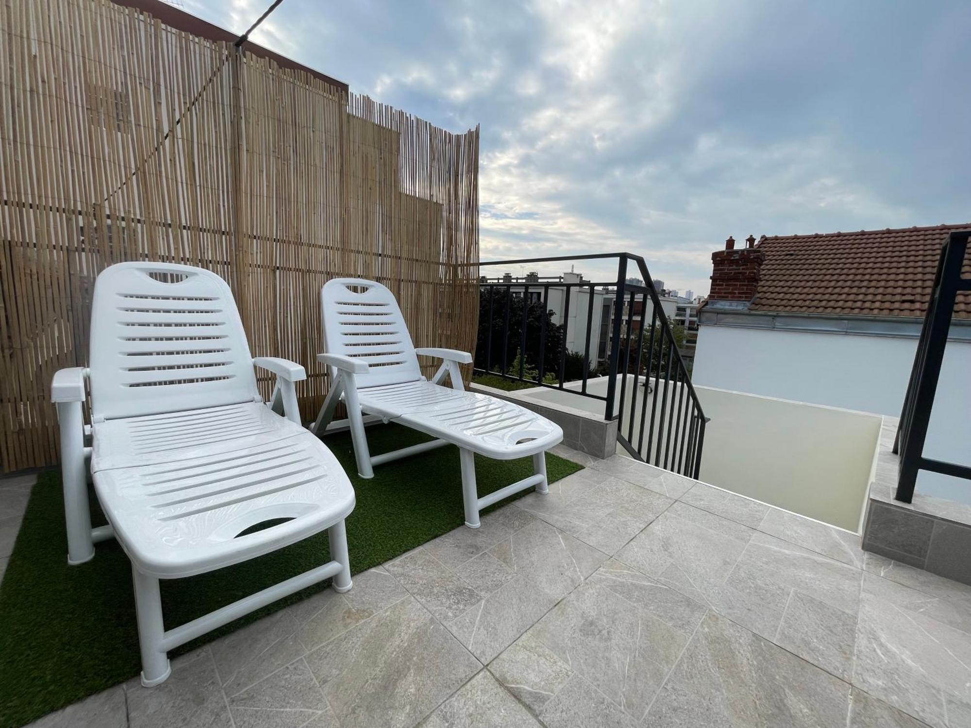 Appartement Avec Terrasse Et Ciel Etoile ! Noisy-le-Sec Kültér fotó